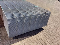 Heras - 6/5/6 - dubbelstaafs hekwerk gegalvaniseerd 143cm hoog (60x) - afbeelding 7 van  9