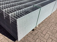 Heras - 6/5/6 - dubbelstaafs hekwerk gegalvaniseerd 143cm hoog (60x) - afbeelding 9 van  9