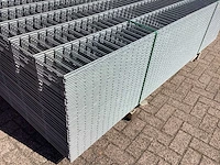Heras - 6/5/6 - dubbelstaafs hekwerk gegalvaniseerd 143cm hoog (60x) - afbeelding 9 van  9