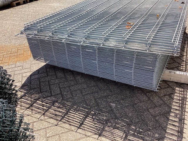 Heras - 6/5/6 - dubbelstaafs hekwerk gegalvaniseerd 163cm hoog (54x) - afbeelding 3 van  8