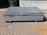 Heras - 6/5/6 - dubbelstaafs hekwerk gegalvaniseerd 163cm hoog (54x) - afbeelding 2 van  9