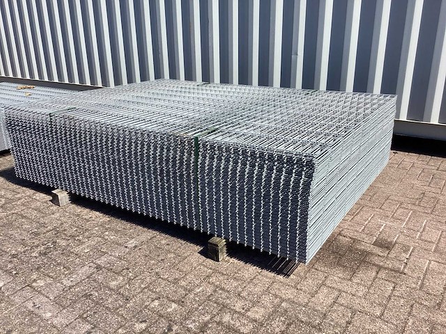 Heras - 6/5/6 - dubbelstaafs hekwerk gegalvaniseerd 183cm hoog (59x) - afbeelding 5 van  11