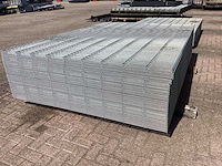 Heras - 6/5/6 - dubbelstaafs hekwerk gegalvaniseerd 183cm hoog (59x) - afbeelding 7 van  11