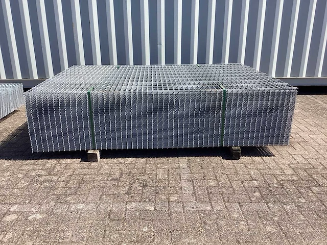 Heras - 6/5/6 - dubbelstaafs hekwerk gegalvaniseerd 183cm hoog (59x) - afbeelding 4 van  11
