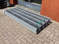 Heras - 6/5/6 - dubbelstaafs hekwerk gegalvaniseerd 83cm hoog (15x) - afbeelding 3 van  8