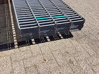 Heras - 6/5/6 - dubbelstaafs hekwerk gegalvaniseerd 83cm hoog (15x) - afbeelding 7 van  8