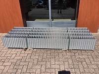 Heras - 6/5/6 - dubbelstaafs hekwerk gegalvaniseerd 83cm hoog (25x) - afbeelding 2 van  9