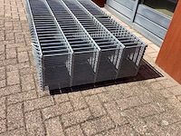 Heras - 6/5/6 - dubbelstaafs hekwerk gegalvaniseerd 83cm hoog (25x) - afbeelding 4 van  9