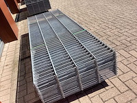 Heras - 6/5/6 - dubbelstaafs hekwerk gegalvaniseerd 83cm hoog (25x) - afbeelding 8 van  9