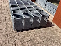 Heras - 6/5/6 - dubbelstaafs hekwerk gegalvaniseerd 83cm hoog (25x) - afbeelding 4 van  9