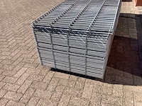 Heras - 6/5/6 - dubbelstaafs hekwerk gegalvaniseerd 83cm hoog, (50x) - afbeelding 4 van  9