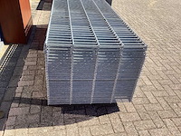 Heras - 6/5/6 - dubbelstaafs hekwerk gegalvaniseerd 83cm hoog, (50x) - afbeelding 7 van  9