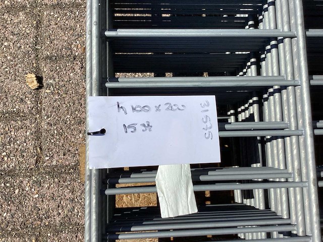 Heras - 6/5/6- dubbelstaafs hekwerk gegalvaniseerd 103cm (15) - afbeelding 16 van  16