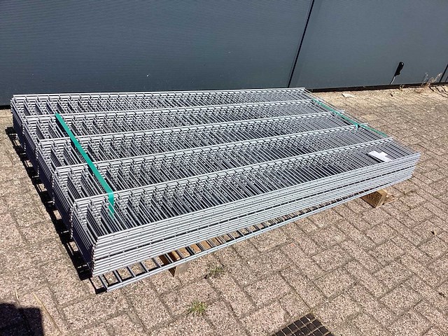 Heras - 6/5/6- dubbelstaafs hekwerk gegalvaniseerd 103cm (15) - afbeelding 8 van  16