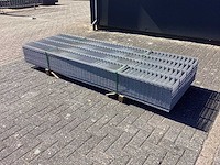 Heras - 6/5/6- dubbelstaafs hekwerk gegalvaniseerd 83cm hoog (30) - afbeelding 3 van  8