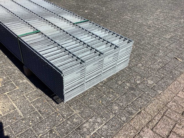 Heras - 6/5/6- dubbelstaafs hekwerk gegalvaniseerd 83cm hoog (30) - afbeelding 7 van  8