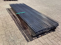 Heras - 8/6/8 - dubbelstaafs hekwerk antraciet 1030 hoog (13x) - afbeelding 6 van  8