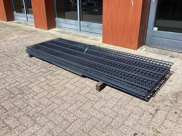 Heras - 8/6/8 - dubbelstaafs hekwerk antraciet 1030 hoog (13x) - afbeelding 3 van  8