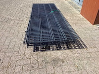Heras - 8/6/8 - dubbelstaafs hekwerk antraciet 1030 hoog (13x) - afbeelding 4 van  8