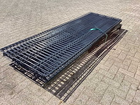 Heras - 8/6/8 - dubbelstaafs hekwerk antraciet 1030 hoog (13x) - afbeelding 5 van  8