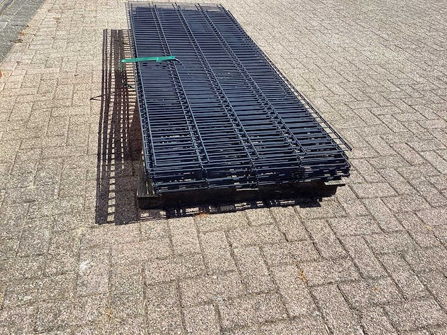 Heras - 8/6/8 - dubbelstaafs hekwerk antraciet 1030 hoog (13x) - afbeelding 7 van  8
