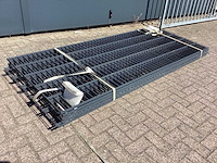Heras - 8/6/8 - dubbelstaafs hekwerk antraciet 1030 hoog (9x)