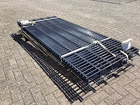 Heras - 8/6/8 - dubbelstaafs hekwerk antraciet 1030 hoog (9x) - afbeelding 6 van  7