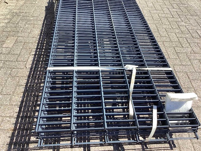 Heras - 8/6/8 - dubbelstaafs hekwerk antraciet 1030 hoog (9x) - afbeelding 7 van  7