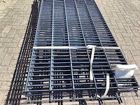 Heras - 8/6/8 - dubbelstaafs hekwerk antraciet 1030 hoog (9x) - afbeelding 7 van  7