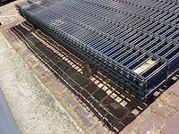 Heras - 8/6/8 - dubbelstaafs hekwerk antraciet 143cm hoog (15x) - afbeelding 5 van  9