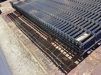 Heras - 8/6/8 - dubbelstaafs hekwerk antraciet 143cm hoog (15x) - afbeelding 6 van  9