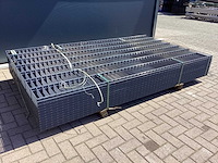 Heras - 8/6/8 - dubbelstaafs hekwerk antraciet 143cm hoog (25x)