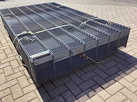 Heras - 8/6/8 - dubbelstaafs hekwerk antraciet 143cm hoog (25x) - afbeelding 7 van  10