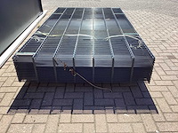 Heras - 8/6/8 - dubbelstaafs hekwerk antraciet 143cm hoog (25x) - afbeelding 8 van  10