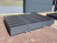 Heras - 8/6/8 - dubbelstaafs hekwerk antraciet 163cm hoog (25x)