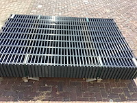 Heras - 8/6/8 - dubbelstaafs hekwerk antraciet 163cm hoog (25x) - afbeelding 8 van  11