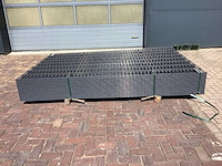 Heras - 8/6/8 - dubbelstaafs hekwerk antraciet 163cm hoog (25x) - afbeelding 4 van  11