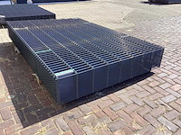 Heras - 8/6/8 - dubbelstaafs hekwerk antraciet 163cm hoog (25x) - afbeelding 9 van  11
