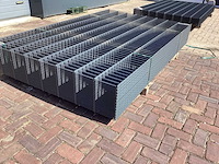 Heras - 8/6/8 - dubbelstaafs hekwerk antraciet 163cm hoog (25x) - afbeelding 11 van  11