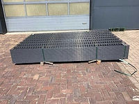 Heras - 8/6/8 - dubbelstaafs hekwerk antraciet 163cm hoog (25x) - afbeelding 4 van  11