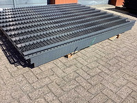 Heras - 8/6/8 - dubbelstaafs hekwerk antraciet 203cm hoog (15x) paar aangezaagt