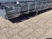 Heras - 8/6/8 - dubbelstaafs hekwerk antraciet 203cm hoog (15x) paar aangezaagt - afbeelding 8 van  8