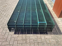 Heras - 8/6/8 - dubbelstaafs hekwerk donkergroen 123cm hoog (25x) - afbeelding 5 van  10