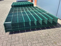 Heras - 8/6/8 - dubbelstaafs hekwerk donkergroen 183cm hoog (25x) - afbeelding 4 van  8