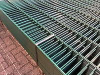 Heras - 8/6/8 - dubbelstaafs hekwerk donkergroen 203cm hoog (25x) - afbeelding 7 van  9