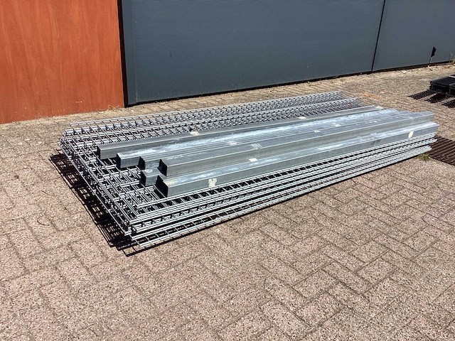Heras - 8/6/8 - dubbelstaafs hekwerk gegalvaniseerd 1030 hoog (10x) - afbeelding 1 van  6