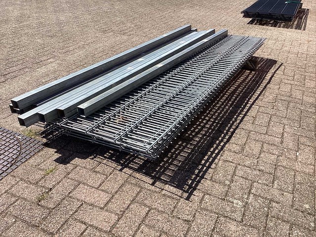 Heras - 8/6/8 - dubbelstaafs hekwerk gegalvaniseerd 1030 hoog (10x) - afbeelding 5 van  6