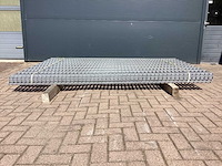 Heras - 8/6/8 - dubbelstaafs hekwerk gegalvaniseerd 163 hoog (10x) - afbeelding 2 van  8