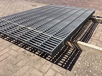 Heras - 8/6/8 - dubbelstaafs hekwerk gegalvaniseerd 163 hoog (10x) - afbeelding 4 van  8