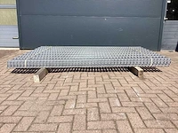 Heras - 8/6/8 - dubbelstaafs hekwerk gegalvaniseerd 163 hoog (10x) - afbeelding 2 van  8